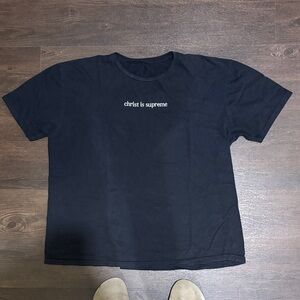 “Christ is Supreme” black shirt